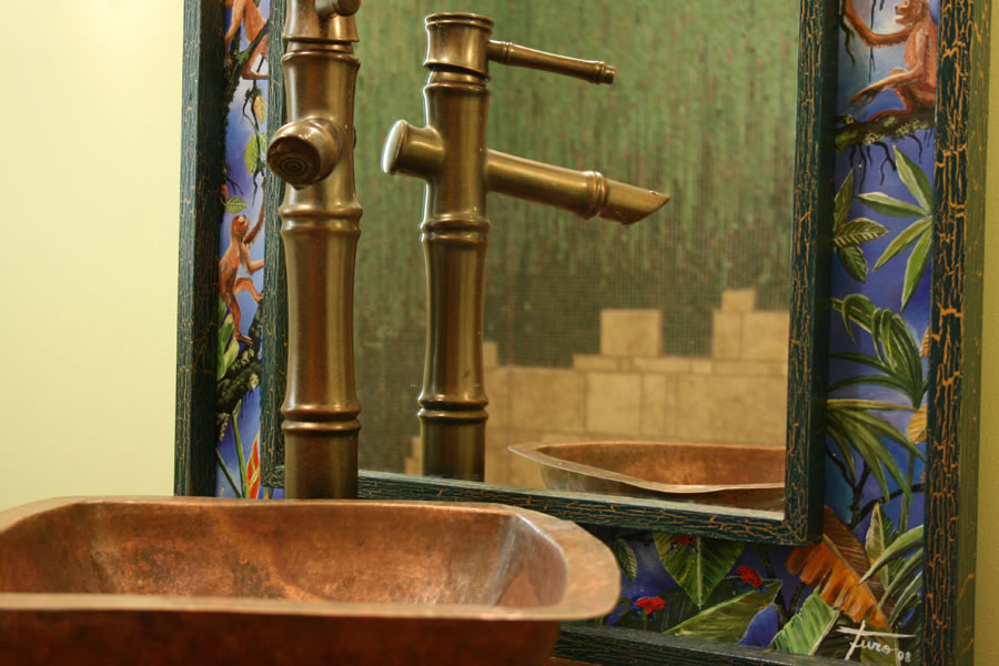 Rainforest Bath — Wolf Custom Tile and Design